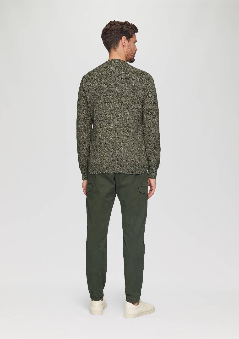 s.Oliver Strickpullover mit Logo in Melange-Optik Begrenzte Freigabe