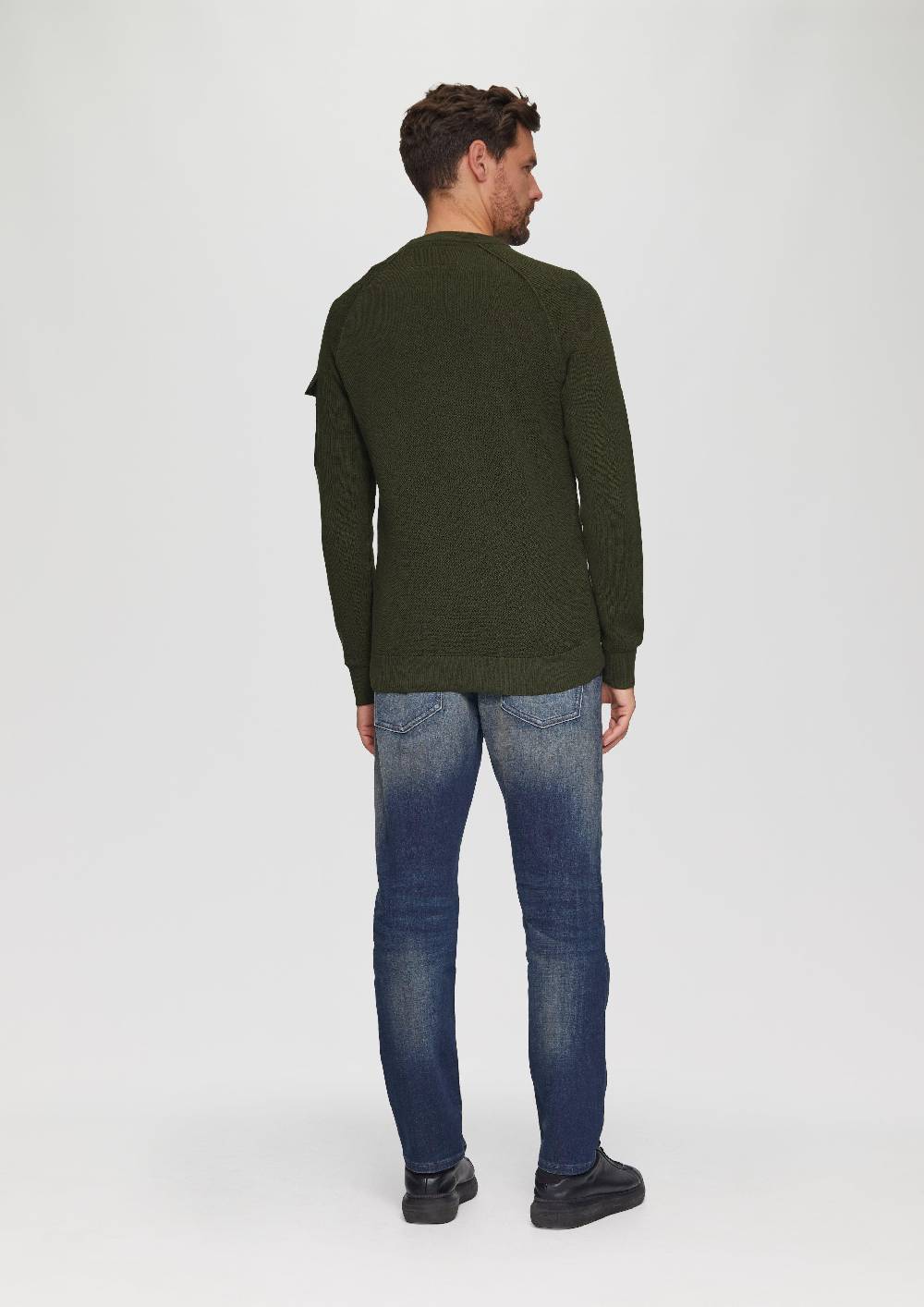 s.Oliver Strickpullover mit Raglanärmeln und Strukturmix Letzte 3 Tage