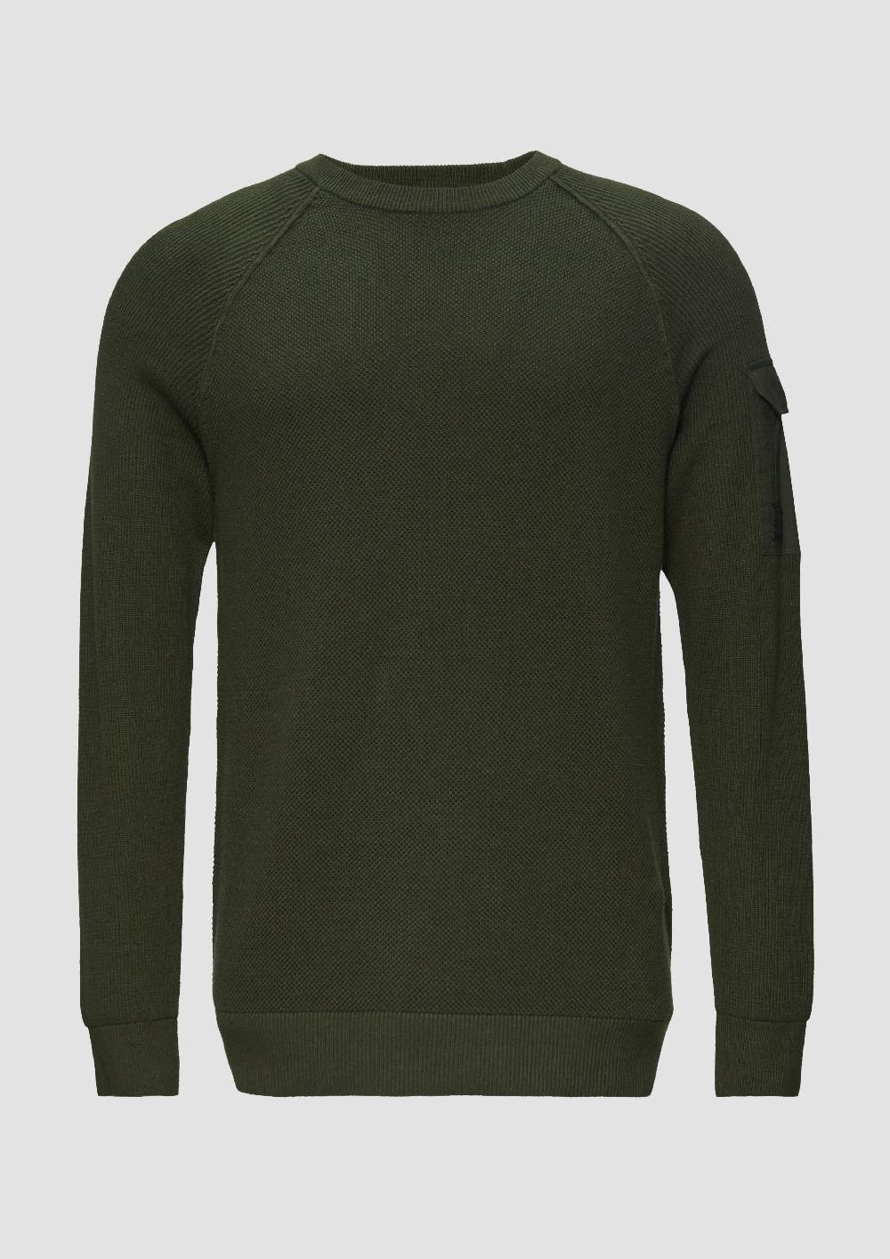 s.Oliver Strickpullover mit Raglanärmeln und Strukturmix Letzte 3 Tage