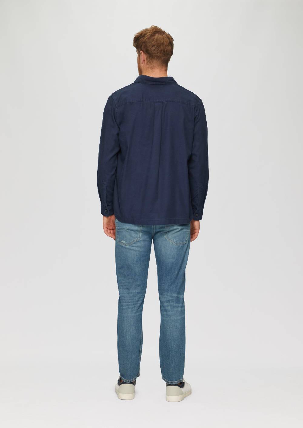 s.Oliver Lässiges Overshirt mit Fischgrat-Struktur Letzter Tag