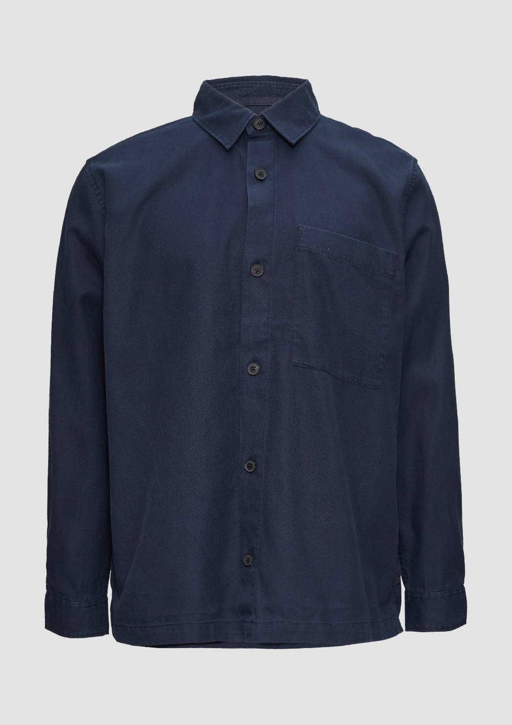 s.Oliver Lässiges Overshirt mit Fischgrat-Struktur Letzter Tag