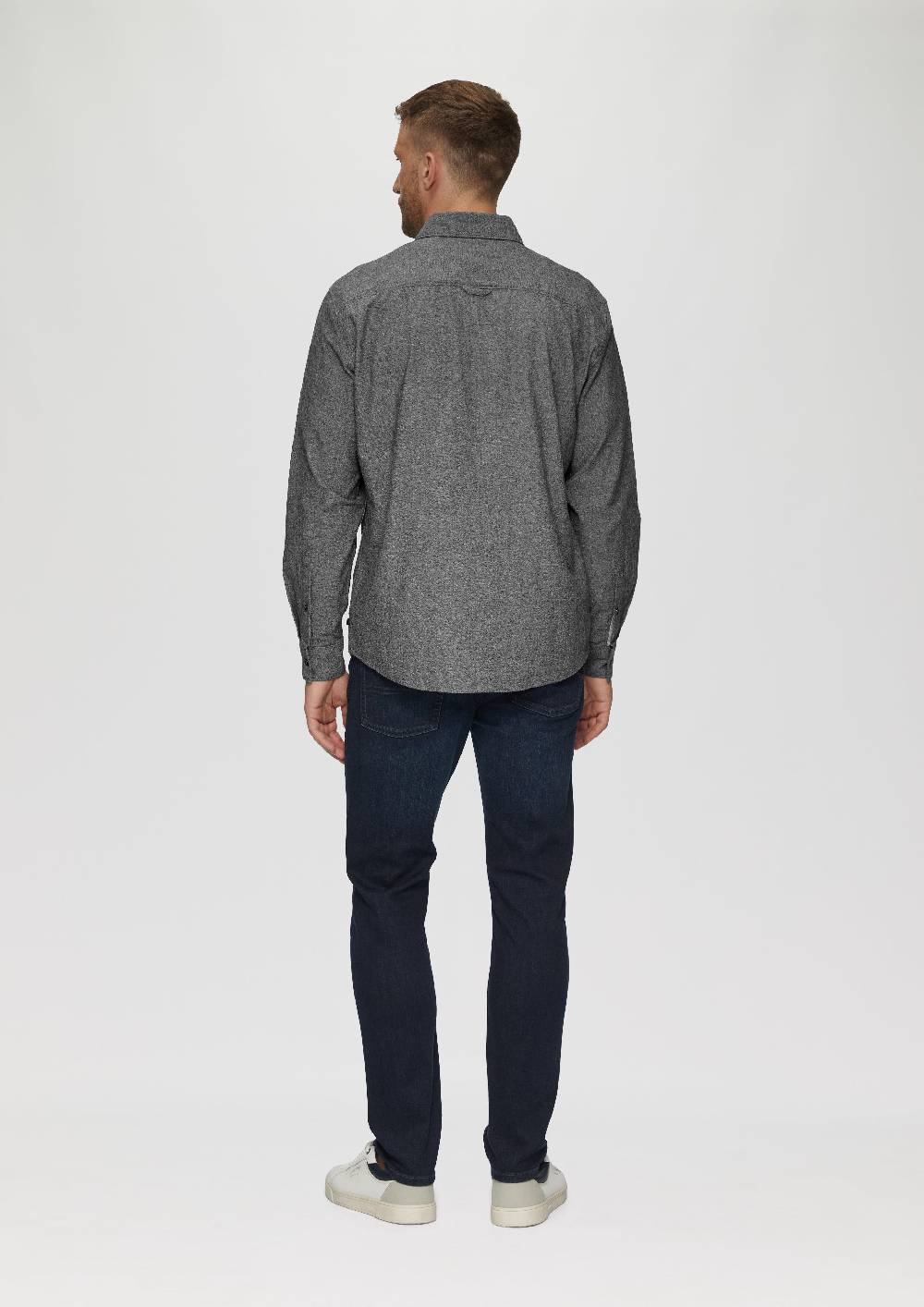 s.Oliver Regular Fit: Strukturiertes Hemd mit Button-Down-Kragen Zeitbegrenzte Promotion