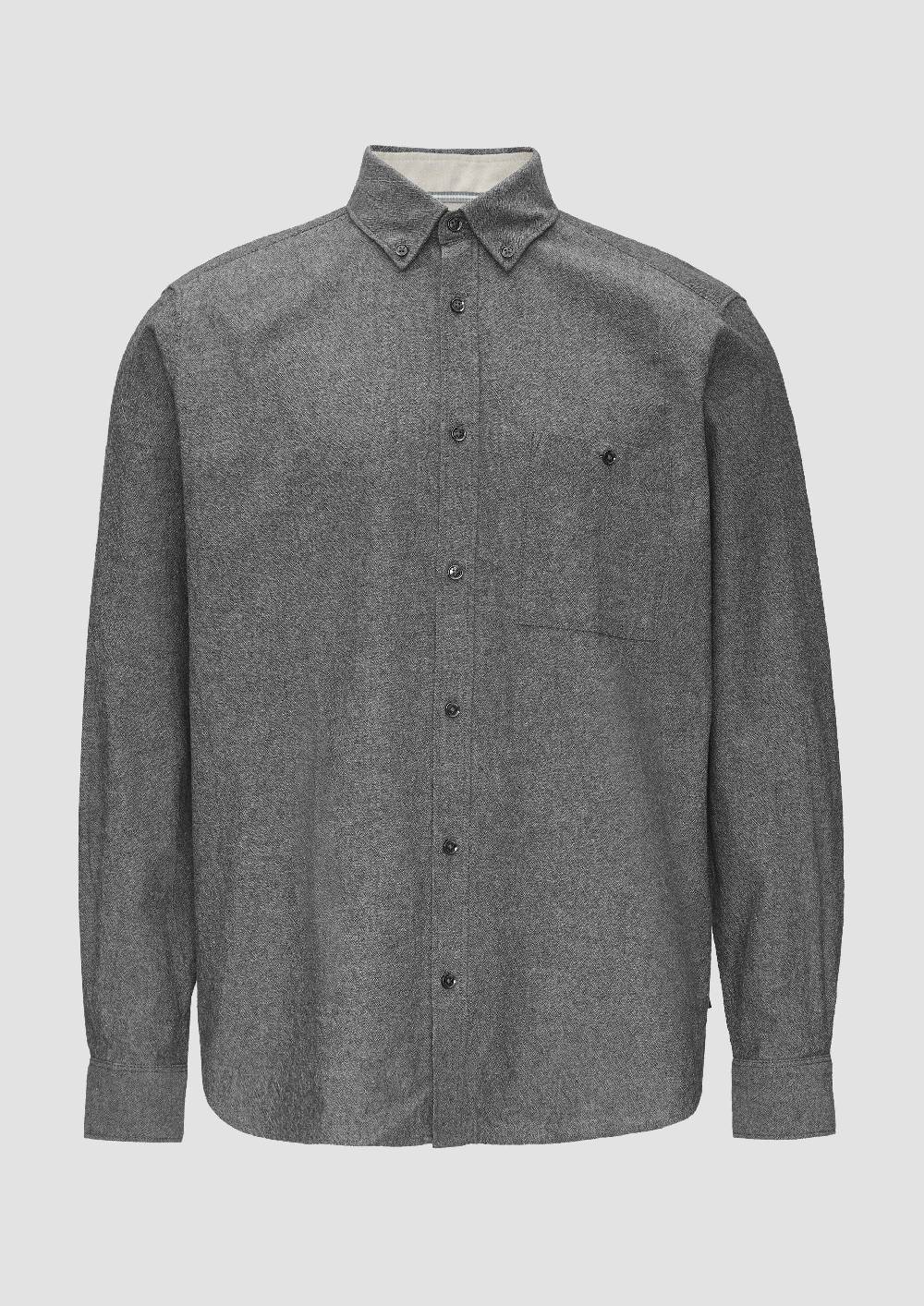 s.Oliver Regular Fit: Strukturiertes Hemd mit Button-Down-Kragen Zeitbegrenzte Promotion