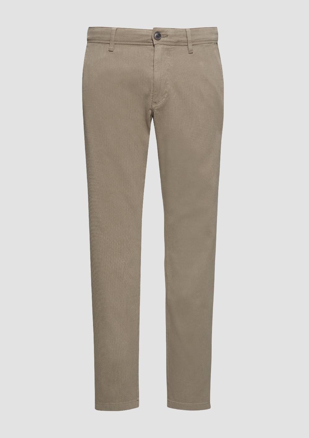 s.Oliver Regular Fit: Strukturierte Chino aus Baumwollstretch Bis zu 65% Rabatt