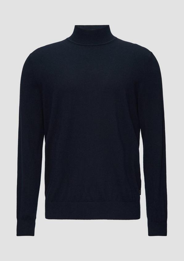 s.Oliver Softer Turtleneckpullover aus Baumwoll-Merino-Mix Sonderangebot der Fabrik