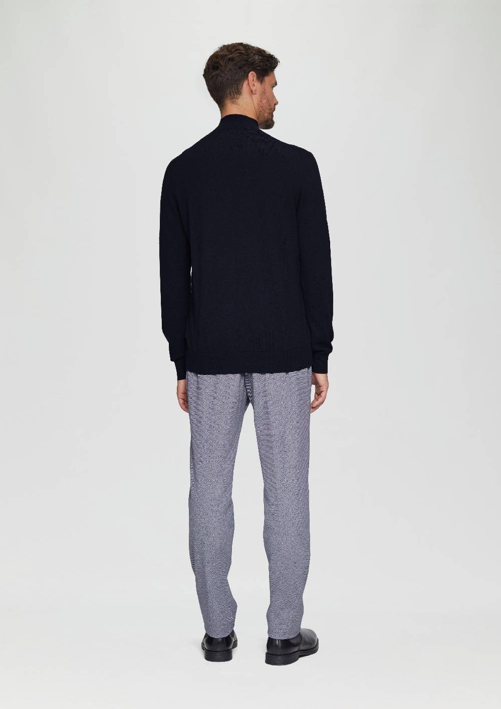 s.Oliver Softer Turtleneckpullover aus Baumwoll-Merino-Mix Sonderangebot der Fabrik