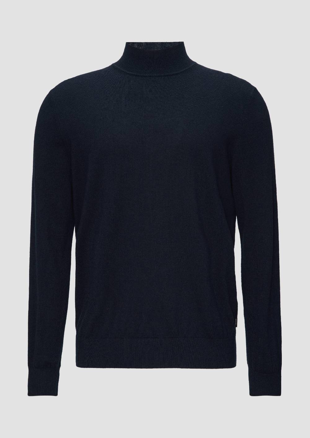 s.Oliver Softer Turtleneckpullover aus Baumwoll-Merino-Mix Sonderangebot der Fabrik
