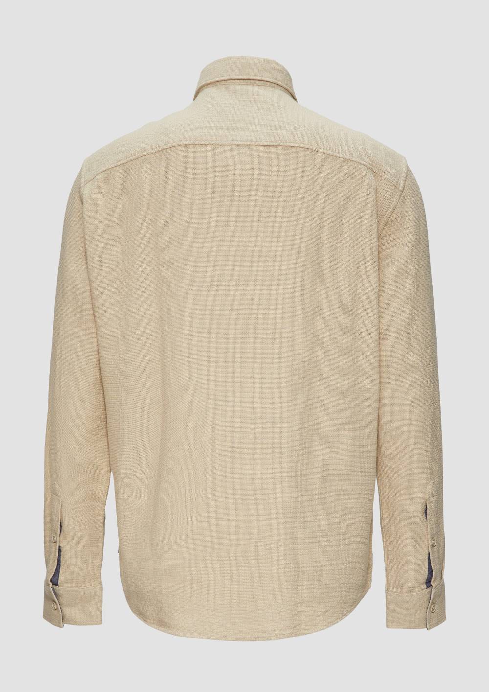 s.Oliver Regular Fit: Button-down-Hemd aus Strukturware Clearance-Verkauf