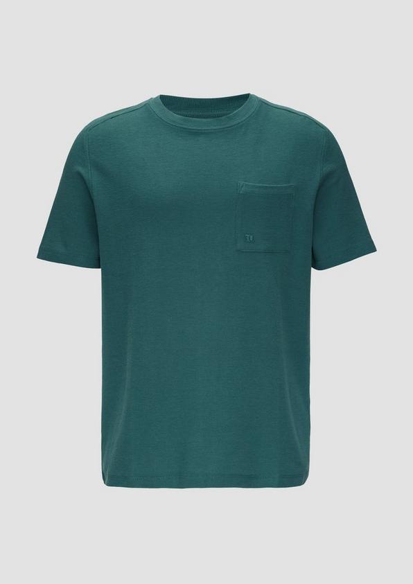 s.Oliver T-Shirt mit Brusttasche aus Waffeljersey Begrenzt auf 3 Tage