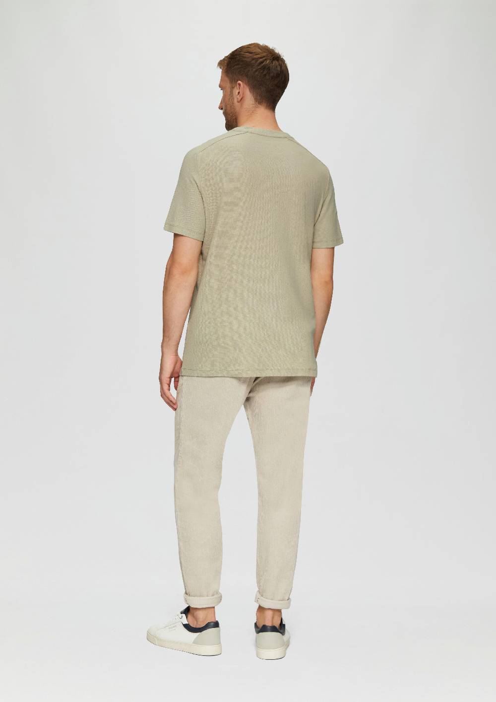 s.Oliver T-Shirt mit Stickerei aus Waffeljersey Speichern exportieren