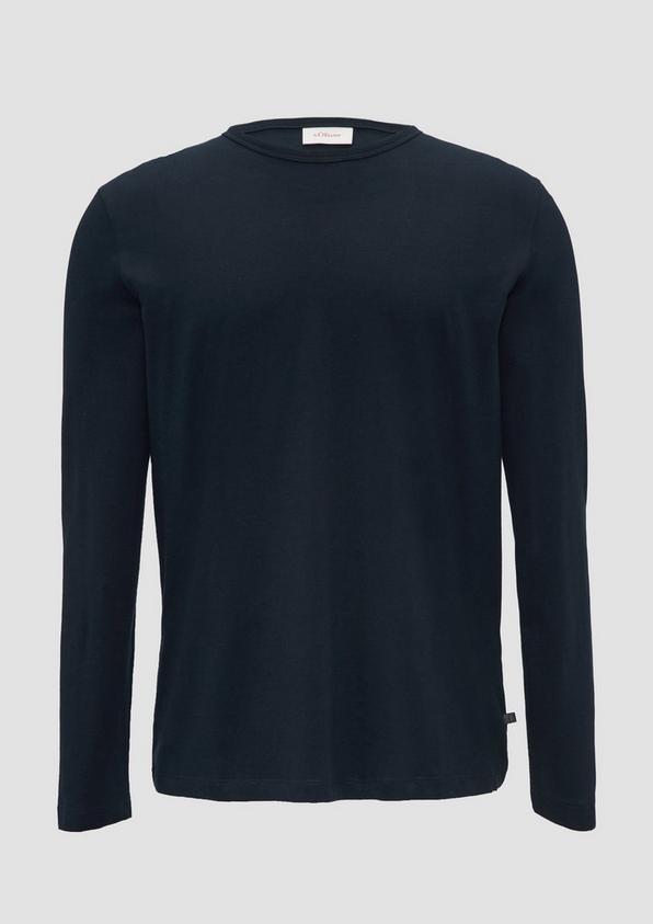 s.Oliver Softes Langarmshirt aus Baumwolljersey zollfrei