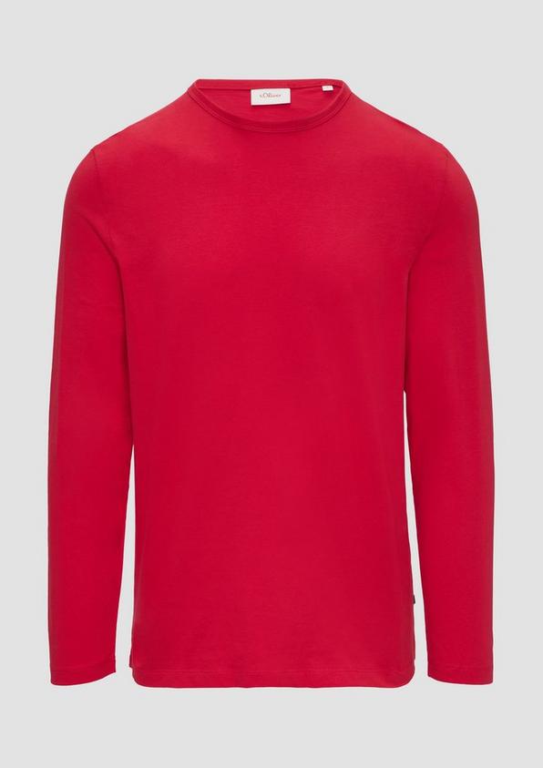 s.Oliver Softes Langarmshirt aus Baumwolljersey 50% Rabatt für begrenzte Zeit