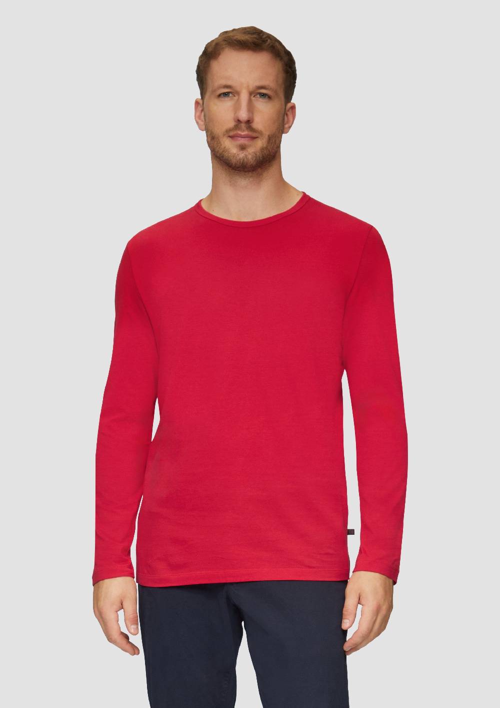 s.Oliver Softes Langarmshirt aus Baumwolljersey 50% Rabatt für begrenzte Zeit