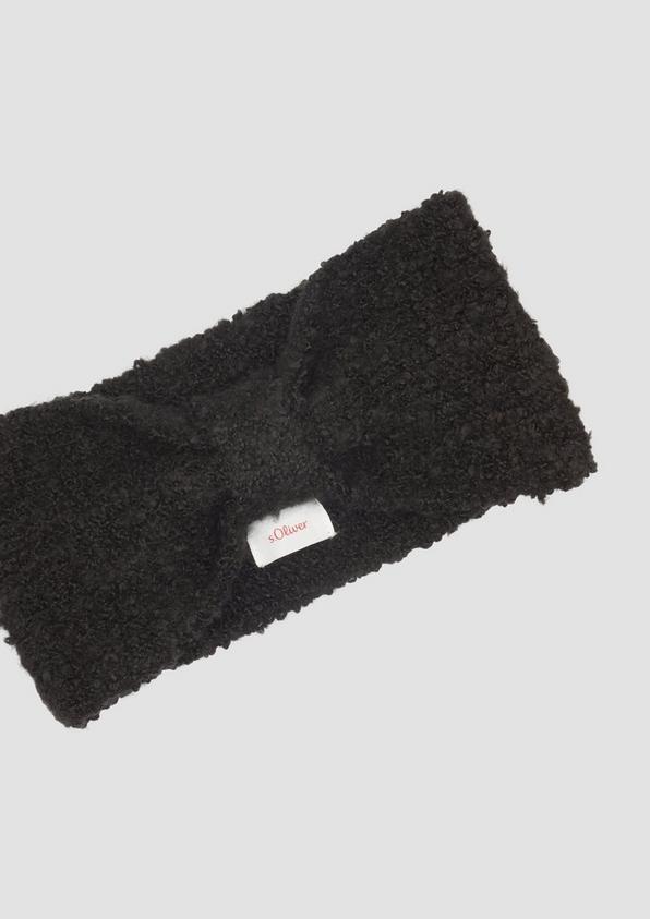 s.Oliver Gestricktes Stirnband aus Bouclé Auslauf