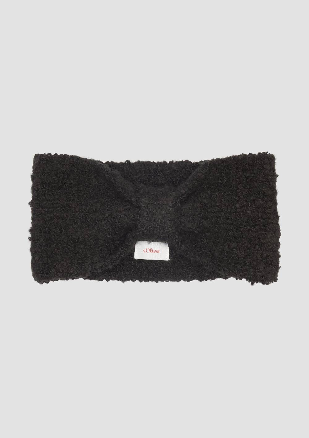 s.Oliver Gestricktes Stirnband aus Bouclé Auslauf