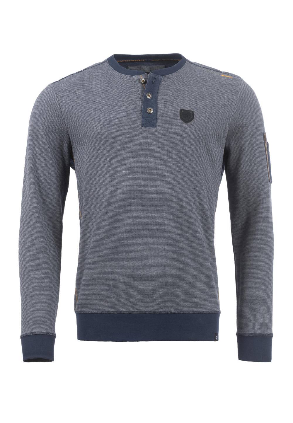 Sonia Originelli Leichtsweatshirt, 1/1 Arm, Henleykragen - Fashion, Damenmode, Herrenmode Limitierter Zeitrabatt