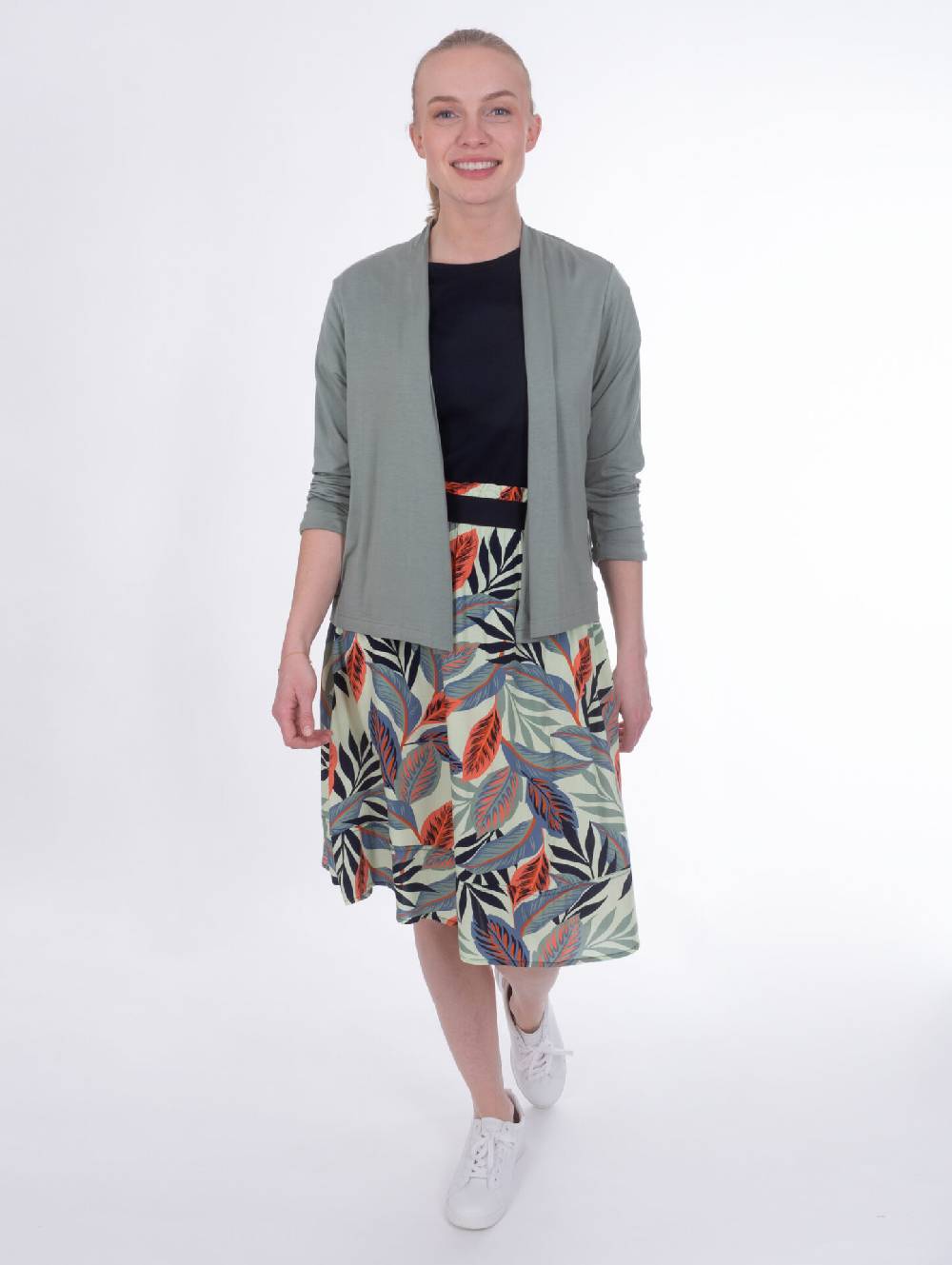 Sonia Originelli Sweatjacke, 3/4 Arm, Schalkragen - Fashion, Damenmode, Herrenmode Fabrikverkauf