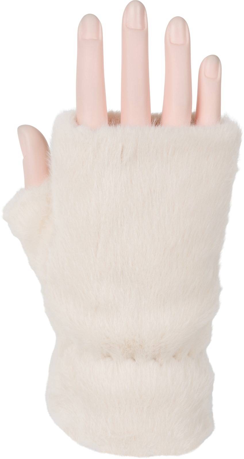 Stylebreaker Fingerlose Handschuhe Kunstfell Einfarbig Tägliche Deals