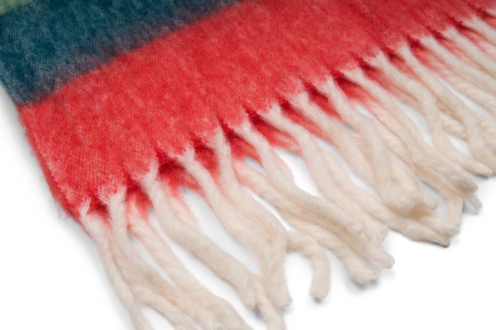 Stylebreaker Web Strickschal breite Streifen bunt Kostenlose Rückgabe