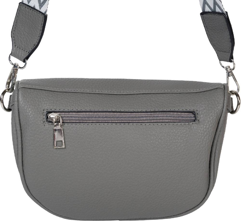 Stylebreaker Halbmond Crossbody Bag Zick-Zack Raute Sonderangebot der Fabrik