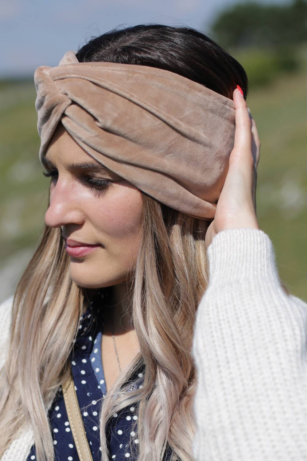 Stylebreaker Samt Stirnband mit Twist Knoten Rabatte dieses Monats