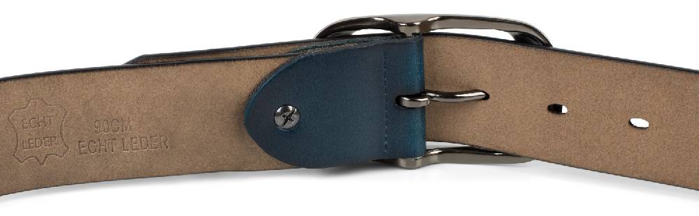 Stylebreaker Unisex Leder Gürtel Unifarben Auslauf