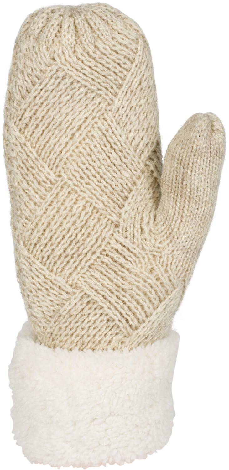Stylebreaker Strickhandschuhe Fäustlinge mit Rauten Muster und Fleece Sonderangebot