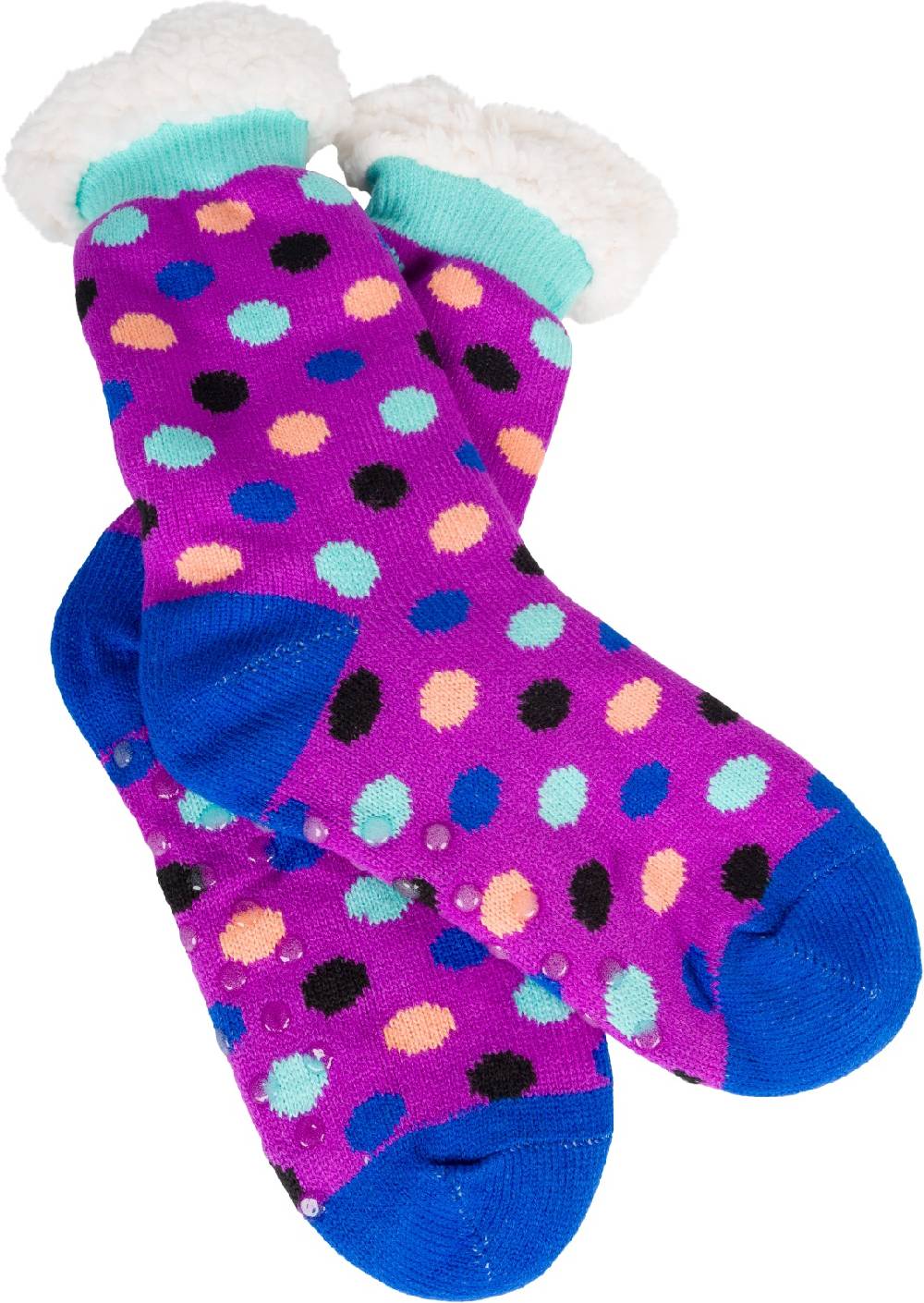 Stylebreaker ABS Kuschelsocken Punkte Muster Günstig kaufen