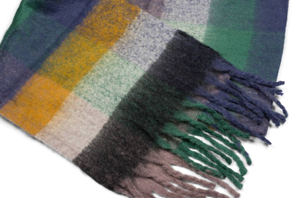 Stylebreaker Karo Web Strickschal bunt Begrenztes Angebot
