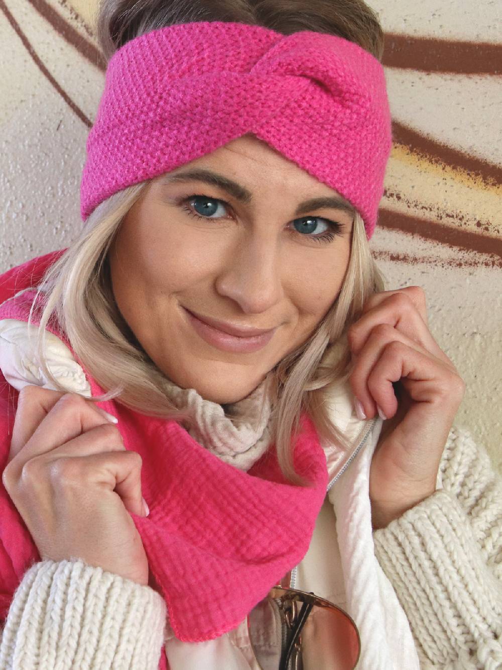 Stylebreaker Strick Stirnband Reiskorn Muster Valentinstagsangebot