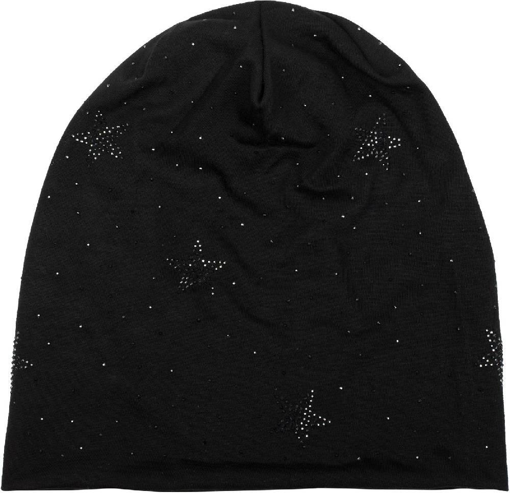 Stylebreaker Beanie mit Strass Sterne Tiefpreis