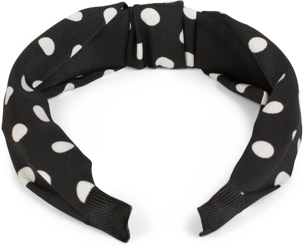 Stylebreaker Haarreif mit Vintage Punkte Muster Fabrikpreis