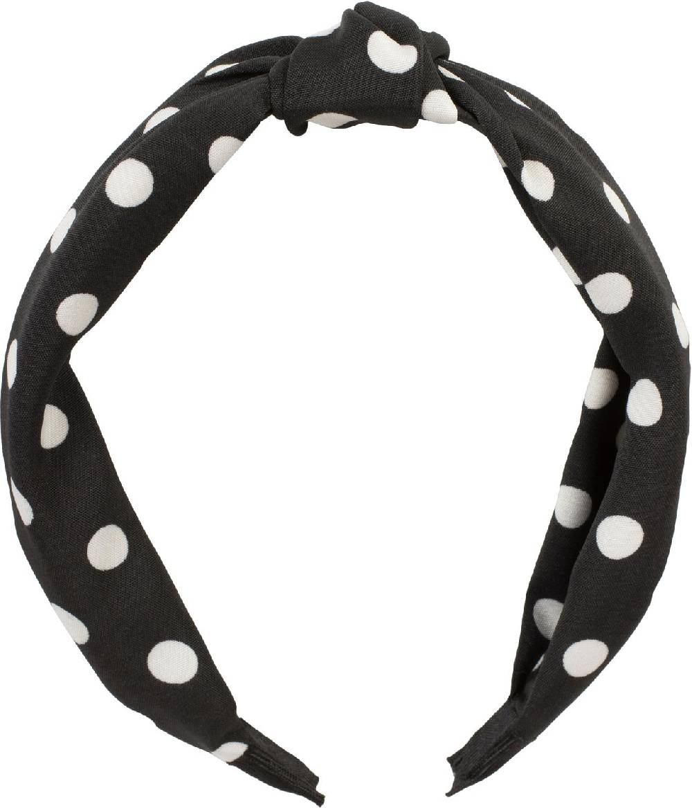Stylebreaker Haarreif mit Vintage Punkte Muster Fabrikpreis