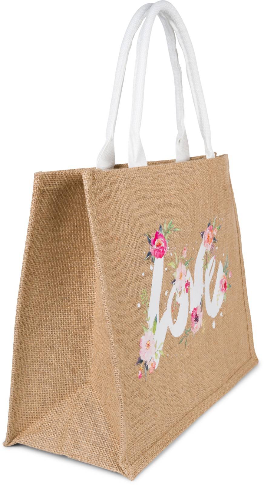 Stylebreaker Leinen Henkeltasche LOVE Exklusivangebot