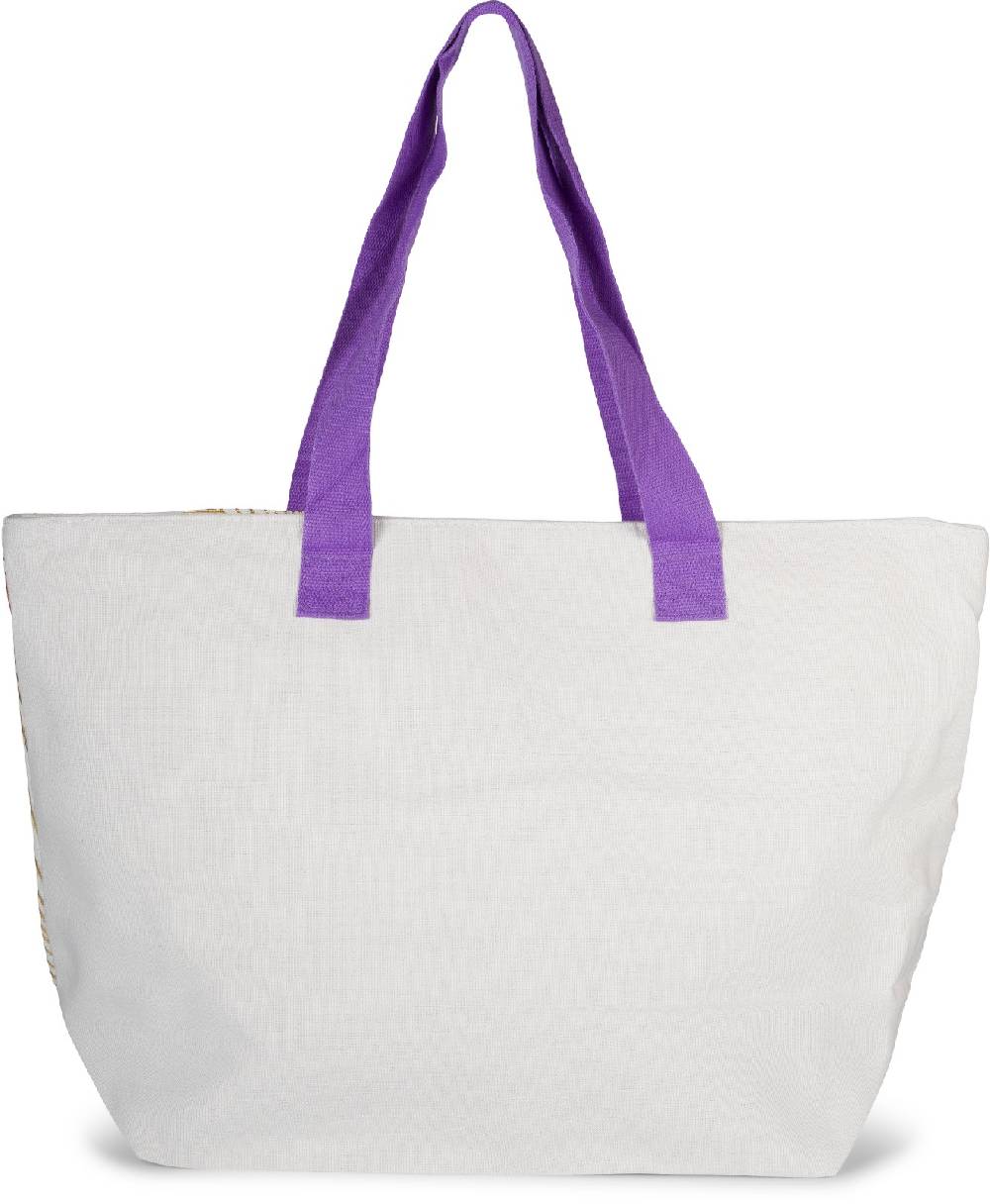 Stylebreaker Strandtasche Tropic Metallic Blätter Saisonschlussverkauf