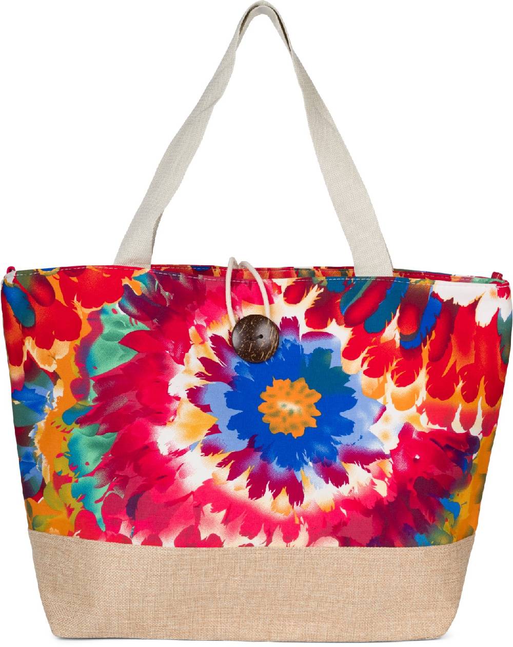 Stylebreaker Strandtasche mit Blumen Muster Black Friday