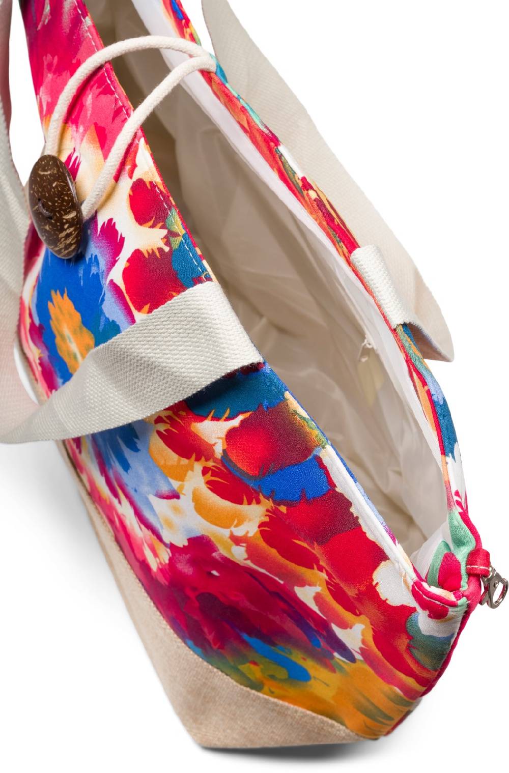 Stylebreaker Strandtasche mit Blumen Muster Black Friday
