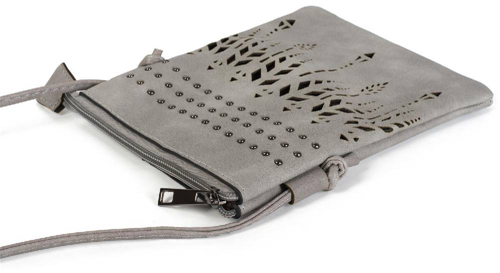 Stylebreaker Mini Umhängetasche Ethno Cutout und Nieten Weihnachtsangebot