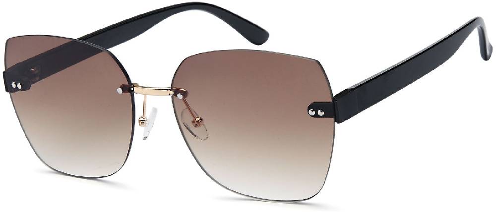 Stylebreaker Rahmenlose Rechteckige Sonnenbrille Lagerräumung