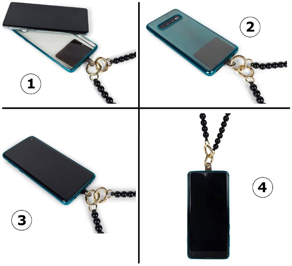 Stylebreaker Wechsel Handykette / Taschenkette Perlen Bis zu 50% Rabatt