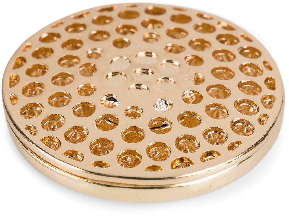 Stylebreaker Runde Magnet Brosche Peace Strass Nur für heute