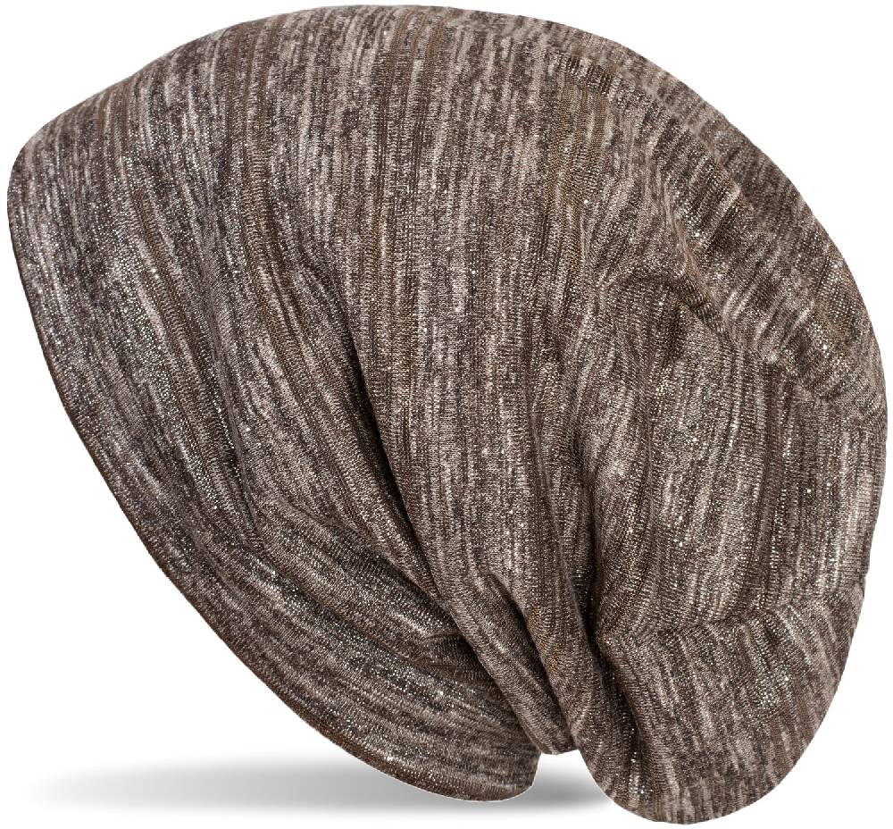 Stylebreaker Loop und Beanie Set mit Glitzerfaden und kleinen Pailletten Begrenzt auf 3 Tage