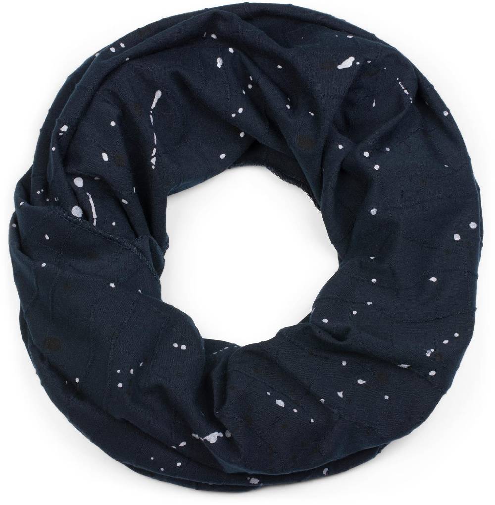 Stylebreaker Loop und Beanie Set mit Falten und All Over Farbkleckse Speichern exportieren