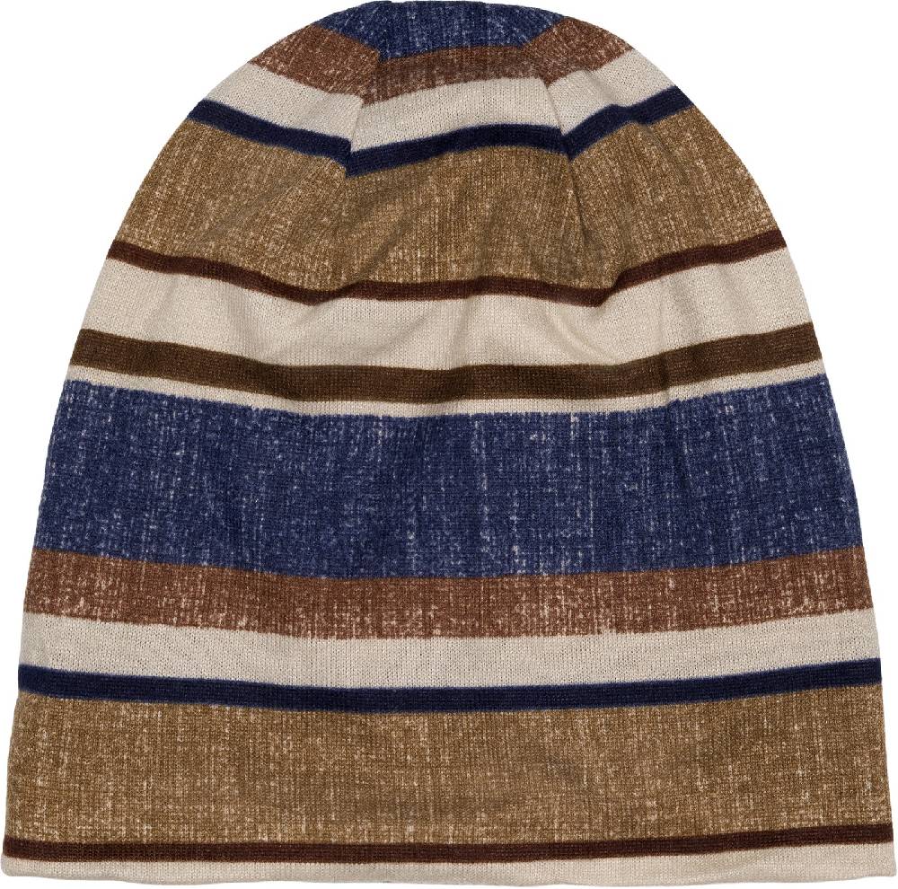 Stylebreaker Feinstrick Beanie Mütze Streifen 2025