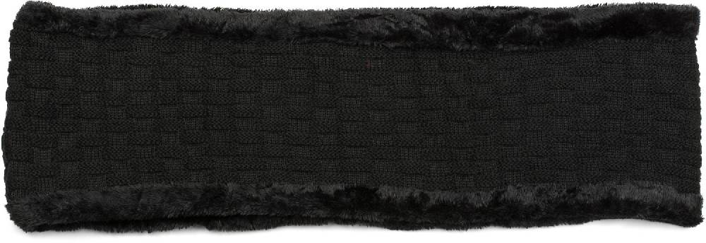 Stylebreaker Feinstrick Loop mit Flecht Muster und Teddyfleece Schlussverkauf
