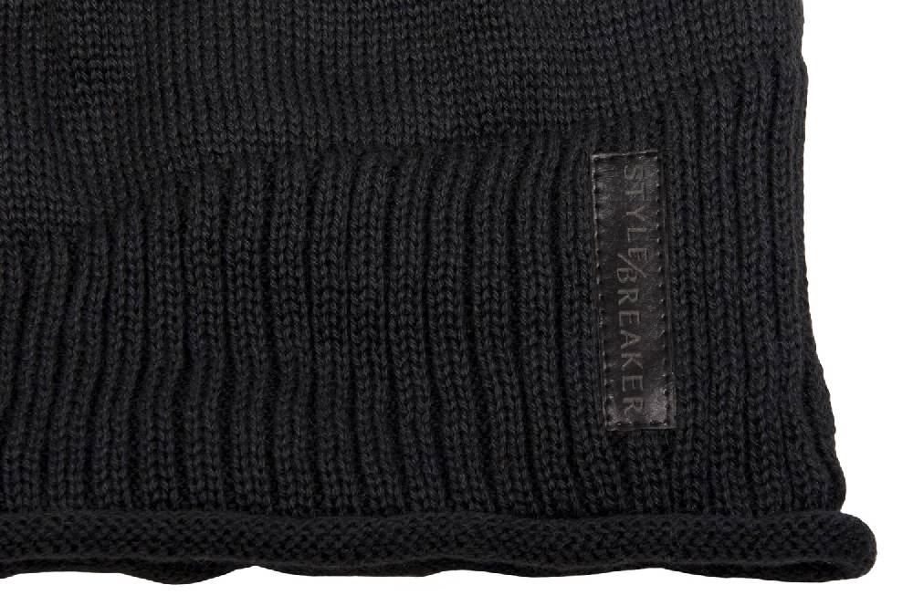 Stylebreaker Feinstrick Beanie mit Teddyfleece Fabrikverkauf