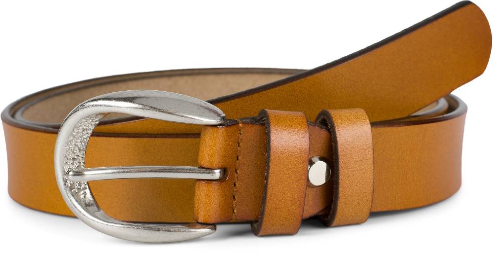 Stylebreaker Schmaler Unisex Echtleder Gürtel Unifarben Fabrikpreis
