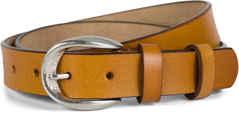 Stylebreaker Schmaler Unisex Echtleder Gürtel Unifarben Fabrikpreis