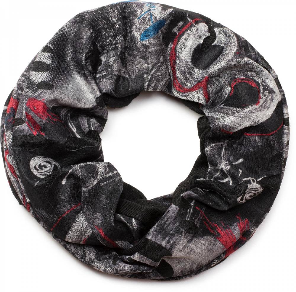 Stylebreaker Loop Schal mit Farbklecksen in Destroyed Optik Online Shopping