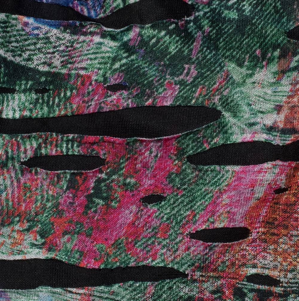 Stylebreaker Beanie mit Farbklecksen in Destroyed Optik Exklusivangebot